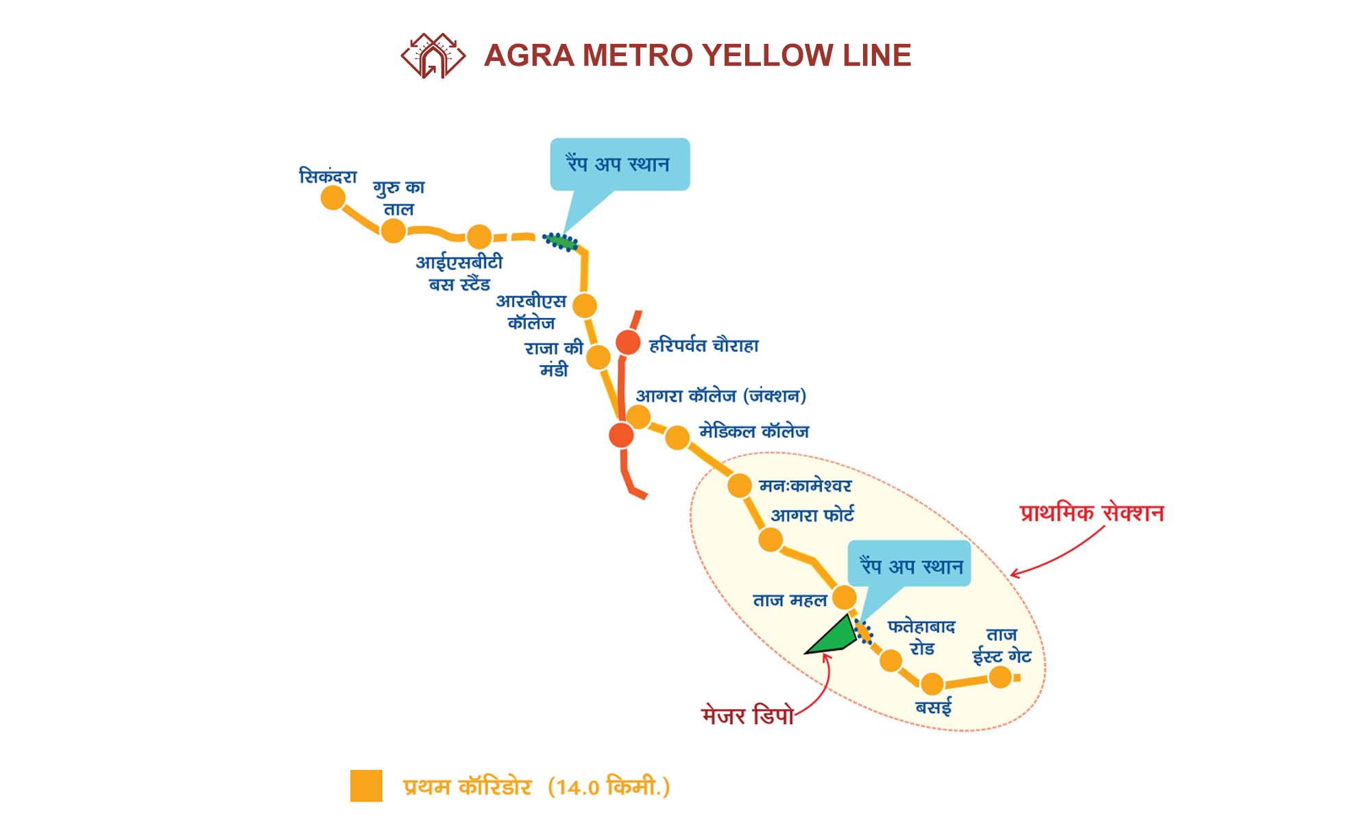 Agra Metro Map 2025 Stations Metro Lines Maps YoMetro