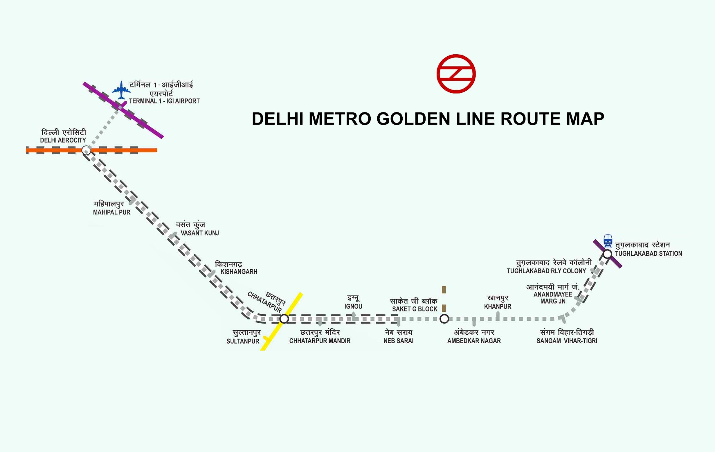 Delhi Metro Map 2025 Stations Metro Lines Maps YoMetro