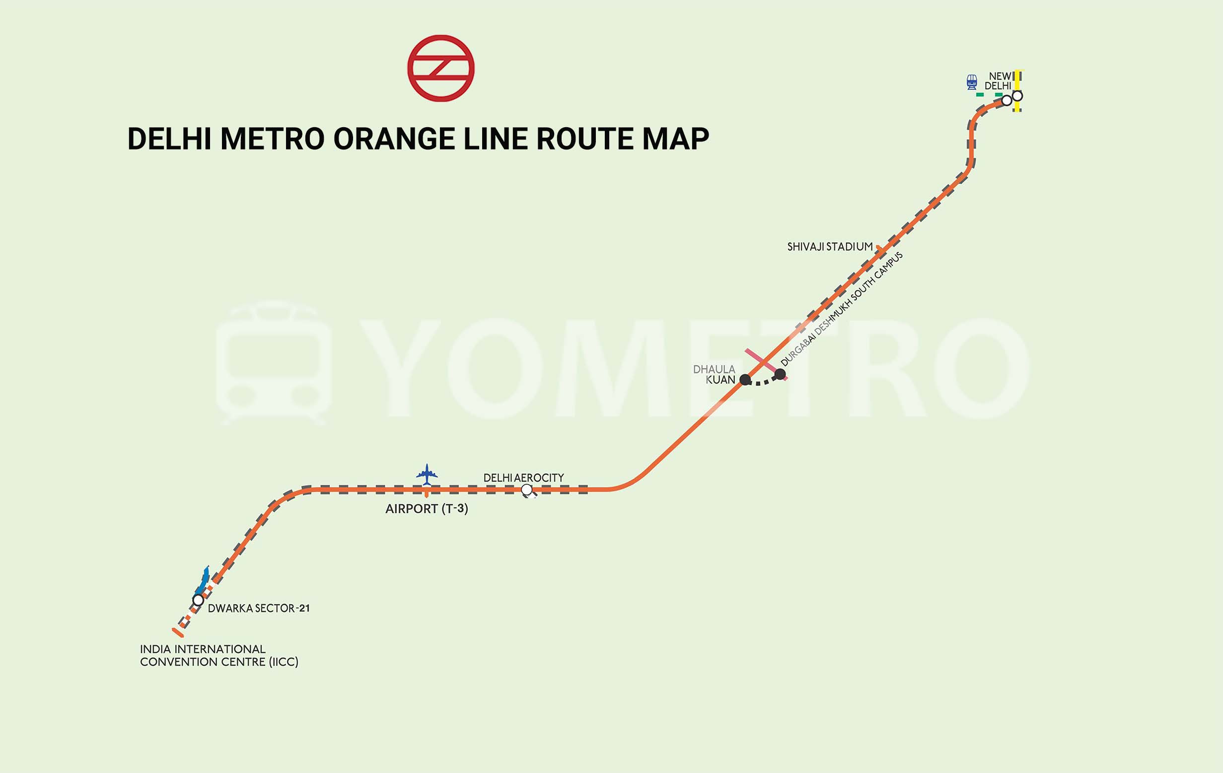 Delhi Metro Map 2025 Stations Metro Lines Maps YoMetro