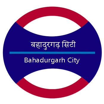 Bahadurgarh City Metro Station Route Map Delhi Metro YoMetro   Bahadurgarh City Metro Station 