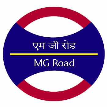 MG Road Metro Station Route Map - Delhi Metro - YoMetro